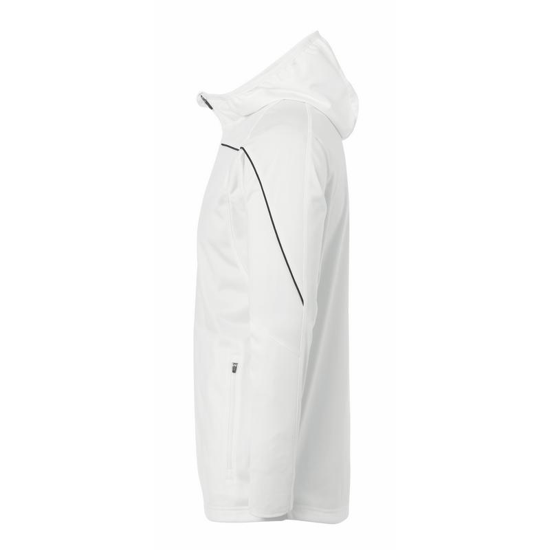 BLUZA DRESOWA Z KAPTUREM STREAM 22 UHLSPORT - biały/czarny