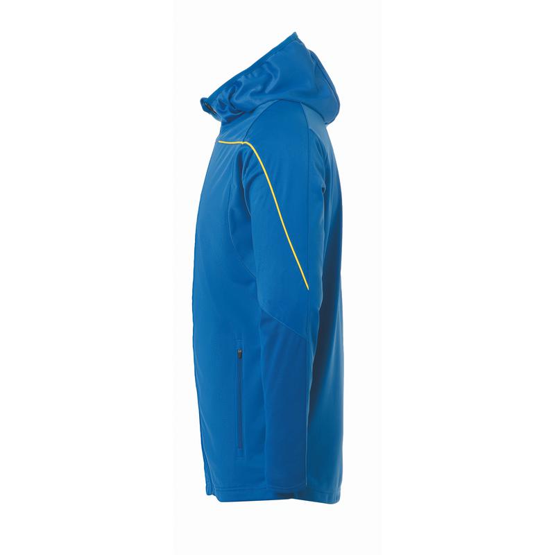 BLUZA DRESOWA Z KAPTUREM STREAM 22 UHLSPORT - lazurowy niebieski/jasny żółty