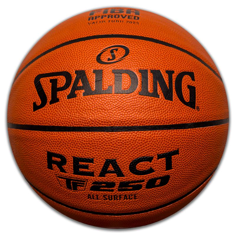 PIŁKA DO KOSZYKÓWKI REACT TF-250 LOGO FIBA SPALDING