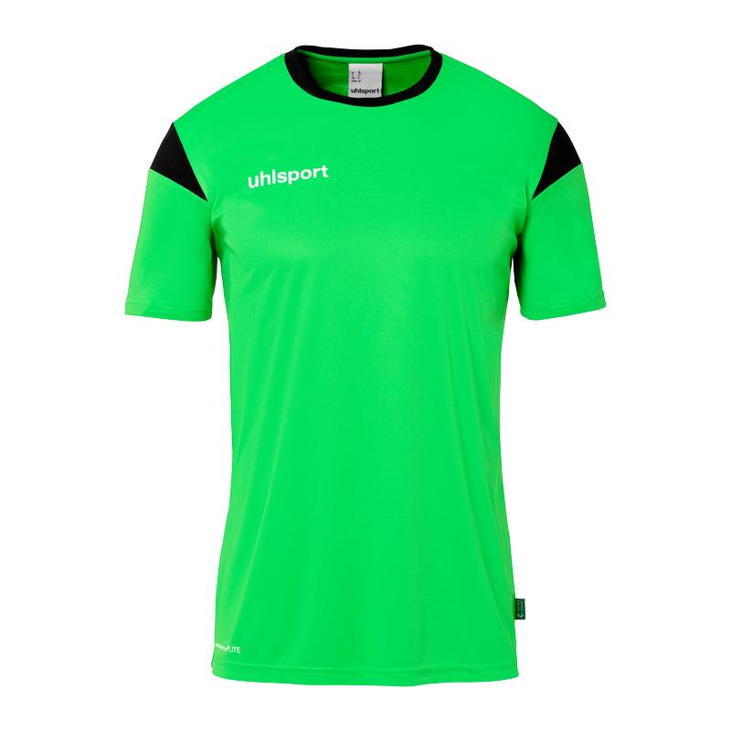 KOSZULKA MECZOWA SQUAD 27 UHLSPORT - neonowy zielony/czarny