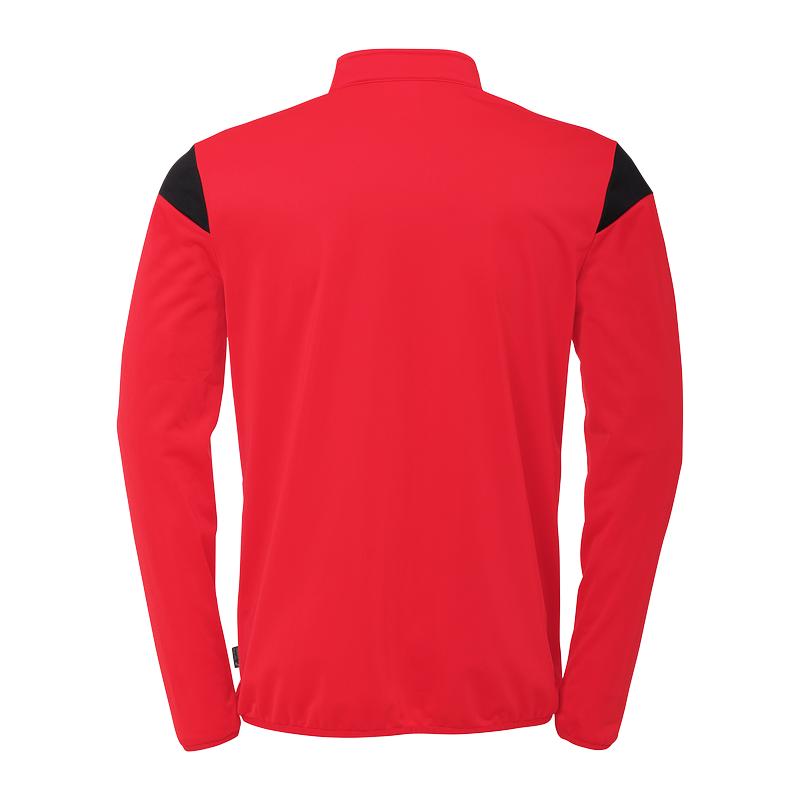 BLUZA ZAPINANA CLASSIC SQUAD 27 UHLSPORT - czerwony/czarny