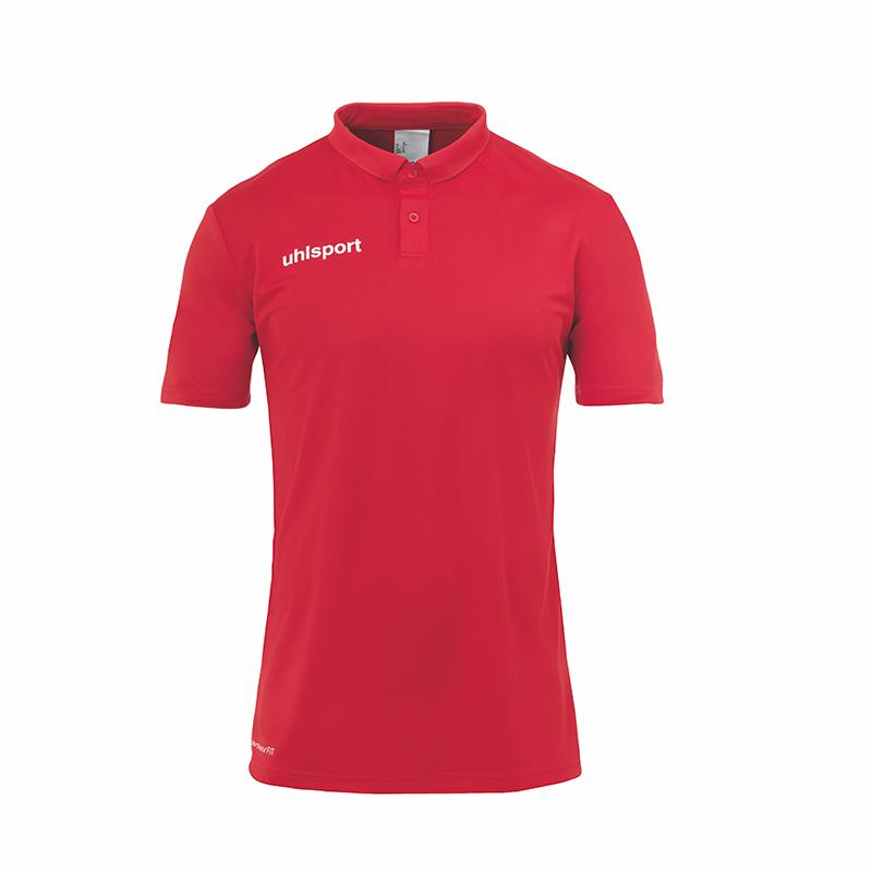 KOSZULKA ESSENTIAL POLO POLY UHLSPORT - czerwony