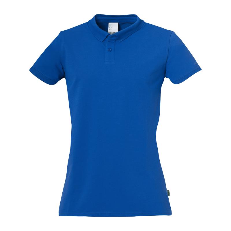 KOSZULKA ESSENTIAL POLO PRIME WOMEN UHLSPORT - lazurowy niebieski