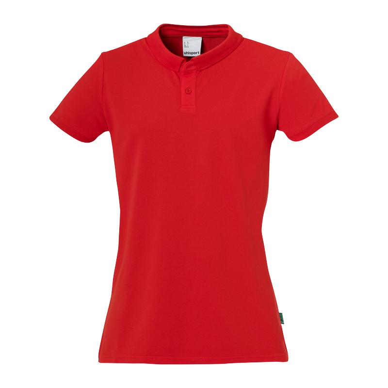 KOSZULKA ESSENTIAL POLO PRIME WOMEN UHLSPORT - czerwony