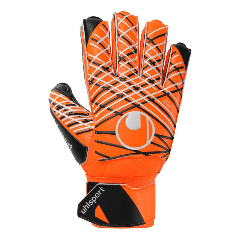 RĘKAWICE SOFT RESIST+ FLEX FRAME UHLSPORT - neonowy pomarańczowy/biały/czarny