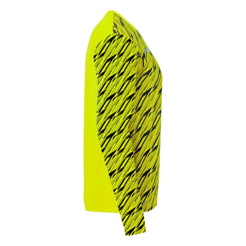 KOSZULKA BRAMKARSKA PROGRESSIVE UHLSPORT - neonowy żółty/czarny