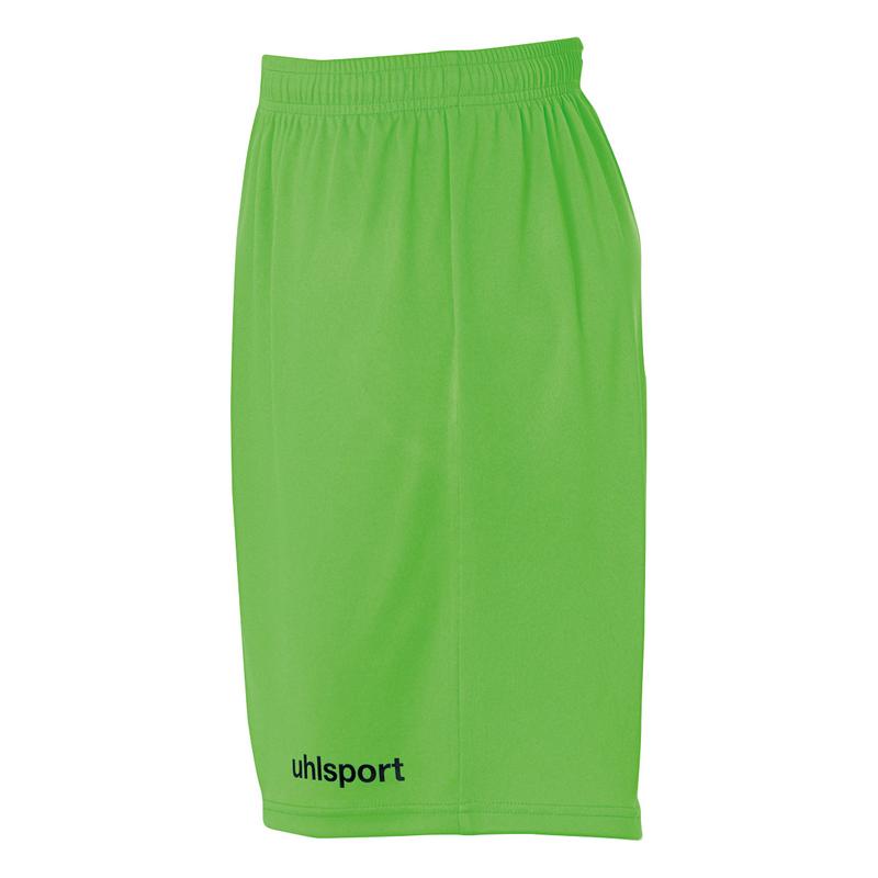 SPODENKI MECZOWE CENTER BASIC FTP UHLSPORT - neonowy zielony 