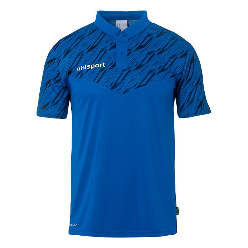 KOSZULKA POLO PROGRESSIVE 28 UHLSPORT - lazurowy niebieski