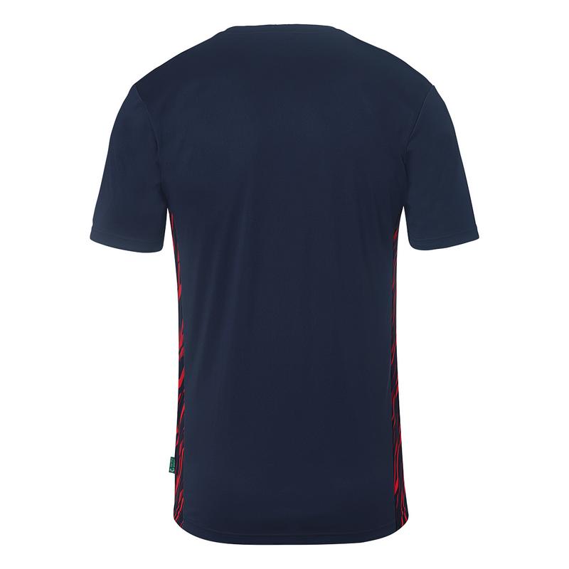 KOSZULKA POLY PROGRESSIVE 28 UHLSPORT - granatowy/czerwony