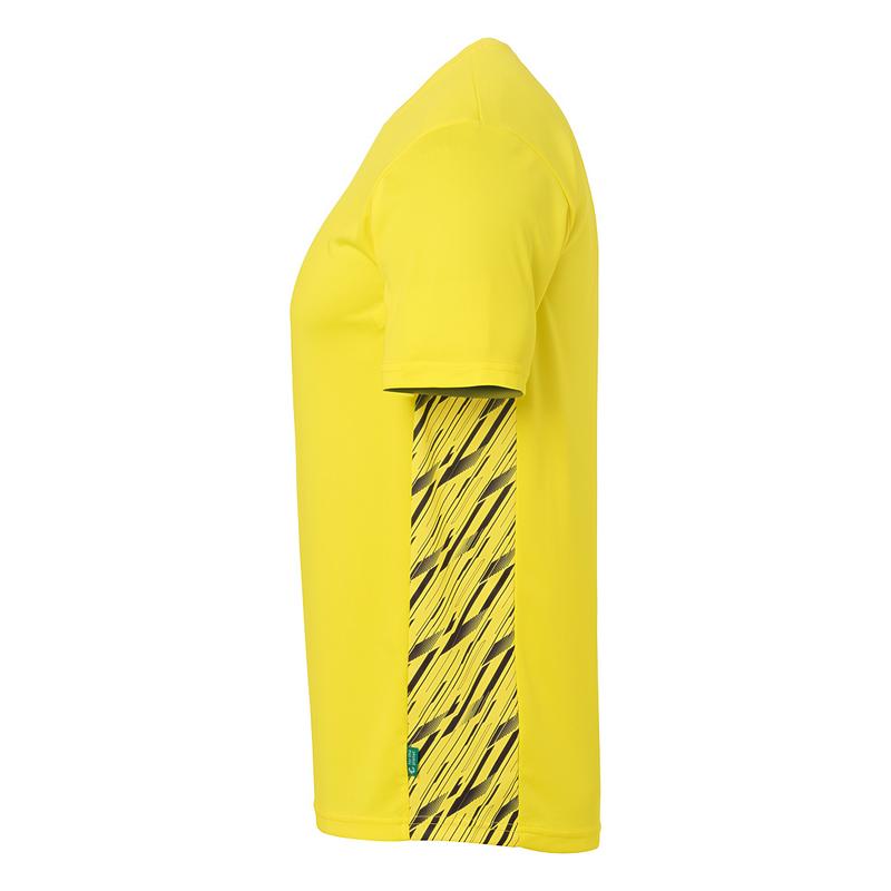 KOSZULKA POLY PROGRESSIVE 28 UHLSPORT - jasny żółty