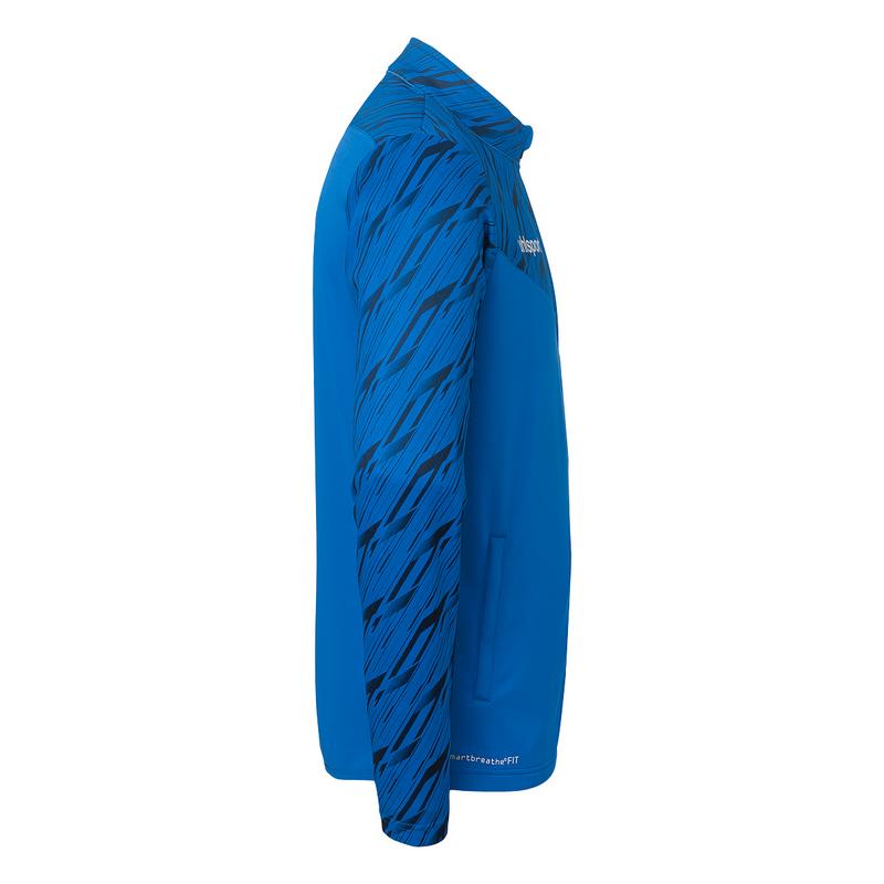BLUZA ZAPINANA POLY PROGRESSIVE 28 UHLSPORT - lazurowy niebieski