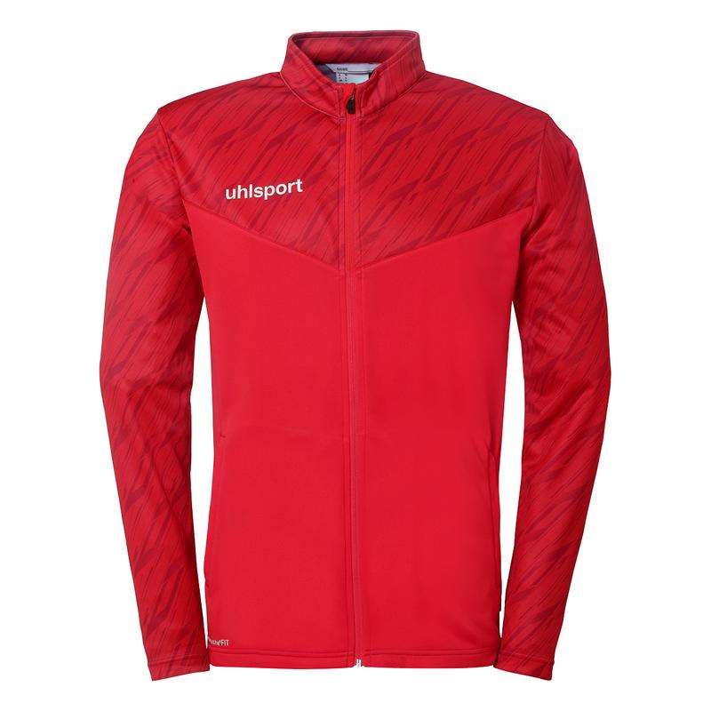 BLUZA ZAPINANA POLY PROGRESSIVE 28 UHLSPORT - czerwony