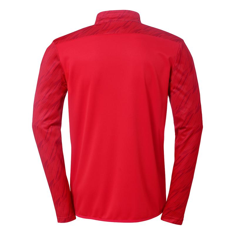 BLUZA ZAPINANA POLY PROGRESSIVE 28 UHLSPORT - czerwony