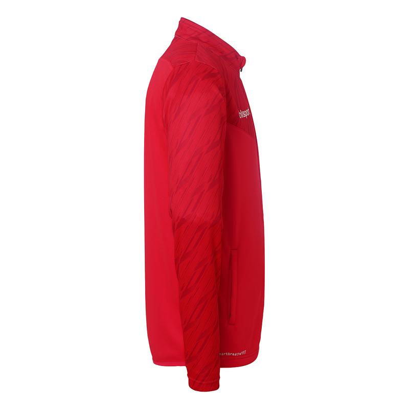 BLUZA ZAPINANA POLY PROGRESSIVE 28 UHLSPORT - czerwony