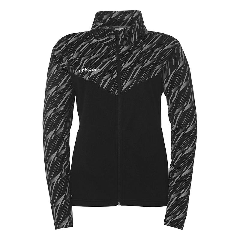 BLUZA ZAPINANA POLY PROGRESSIVE 28 WOMEN UHLSPORT - czarny