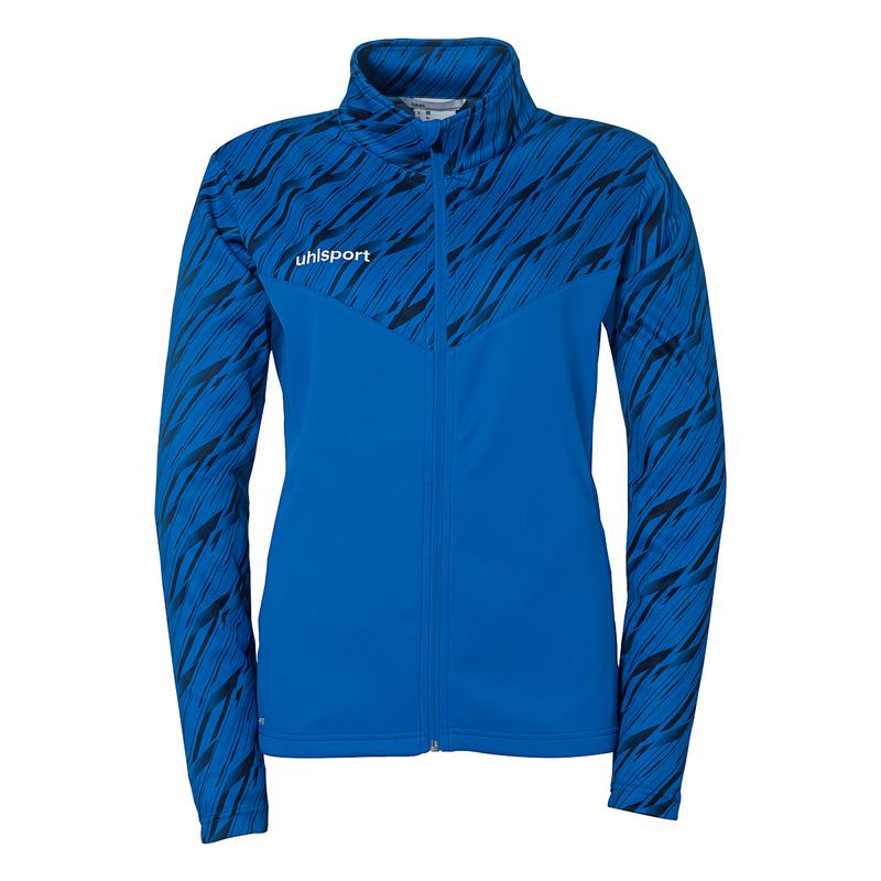 BLUZA ZAPINANA POLY PROGRESSIVE 28 WOMEN UHLSPORT - lazurowy niebieski
