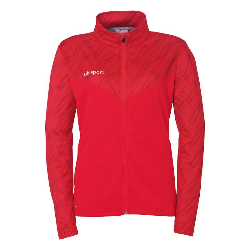 BLUZA ZAPINANA POLY PROGRESSIVE 28 WOMEN UHLSPORT - czerwony