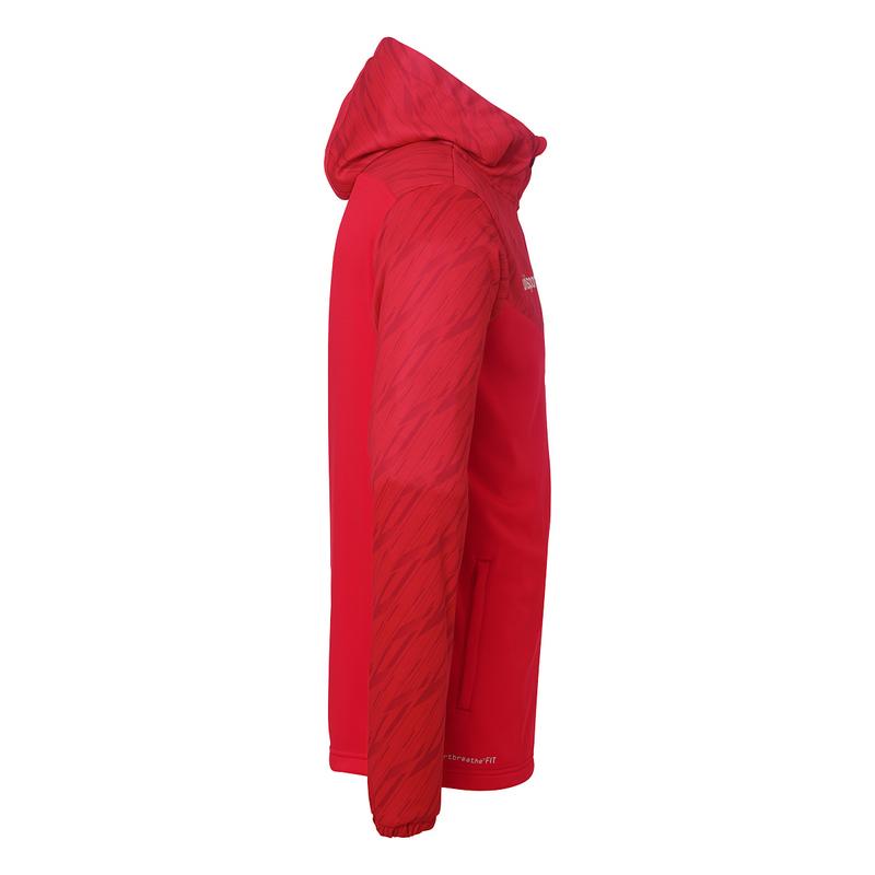 BLUZA ZAPINANA Z KAPTUREM PROGRESSIVE 28 UHLSPORT - czerwony