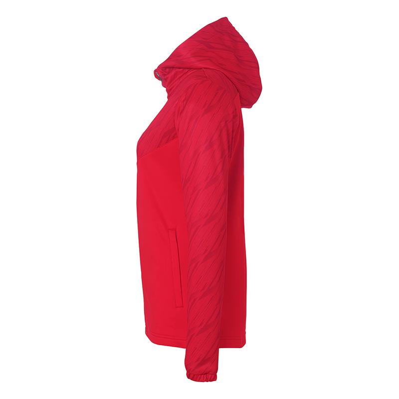 BLUZA ZAPINANA Z KAPTUREM PROGRESSIVE 28 WOMEN UHLSPORT - czerwony