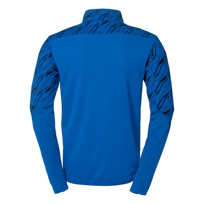 BLUZA ZAPINANA Z POD SZYJĄ PROGRESSIVE 28 UHLSPORT - lazurowy niebieski