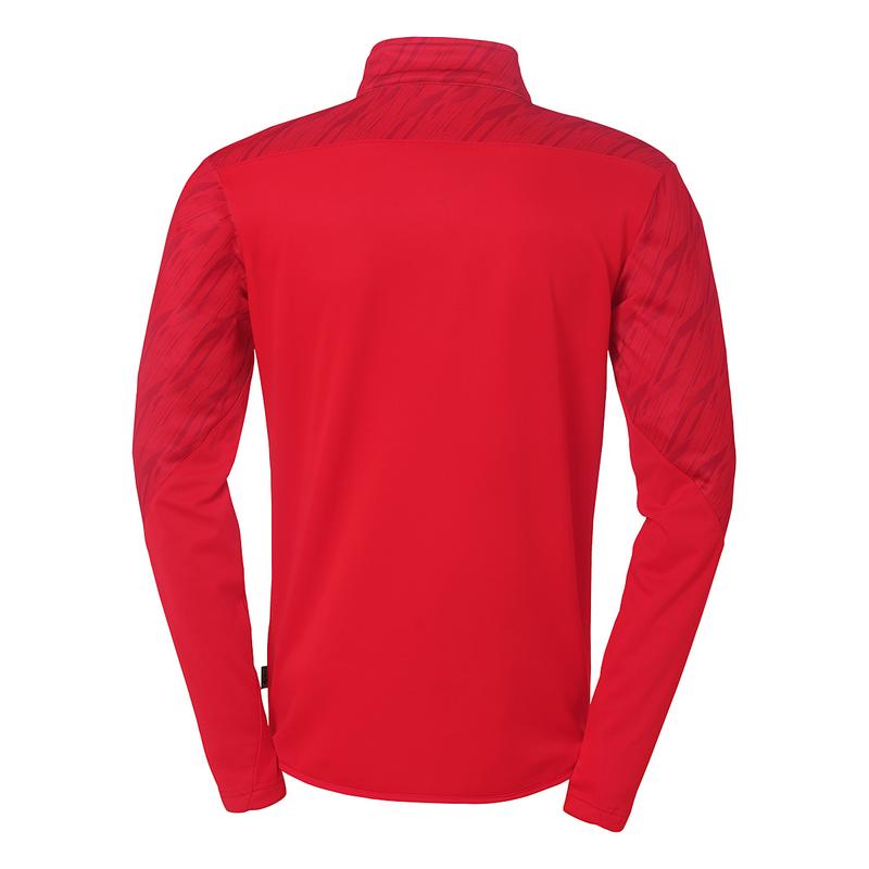 BLUZA ZAPINANA Z POD SZYJĄ PROGRESSIVE 28 UHLSPORT - czerwony