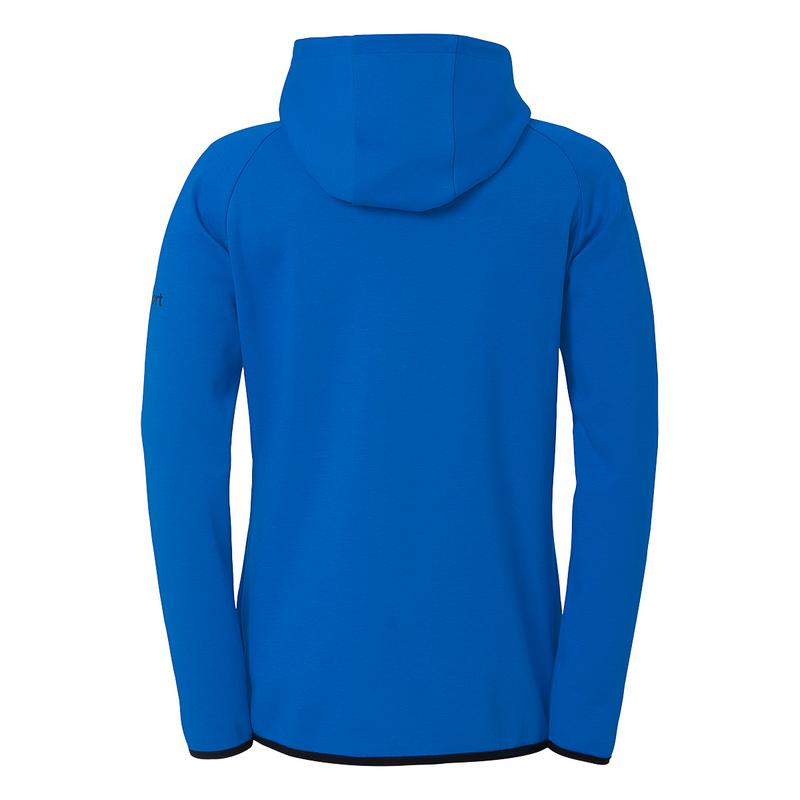 BLUZA ZAPINANA Z KAPTUREM ID WOMEN UHLSPORT - lazurowy niebieski