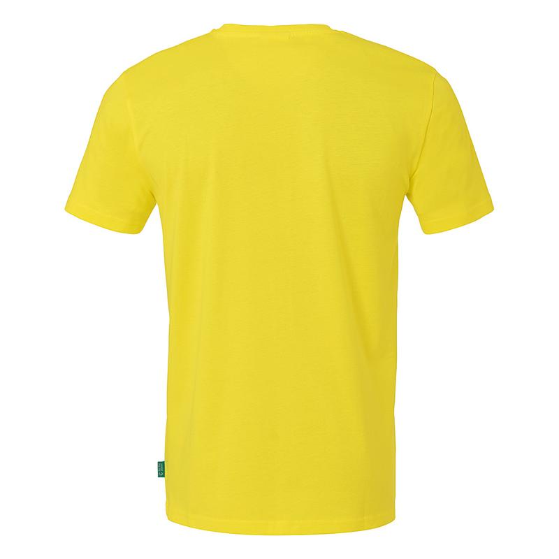 KOSZULKA ESSENTIAL PROMO UHLSPORT - jasny żółty