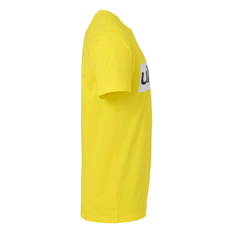 KOSZULKA ESSENTIAL PROMO UHLSPORT - jasny żółty