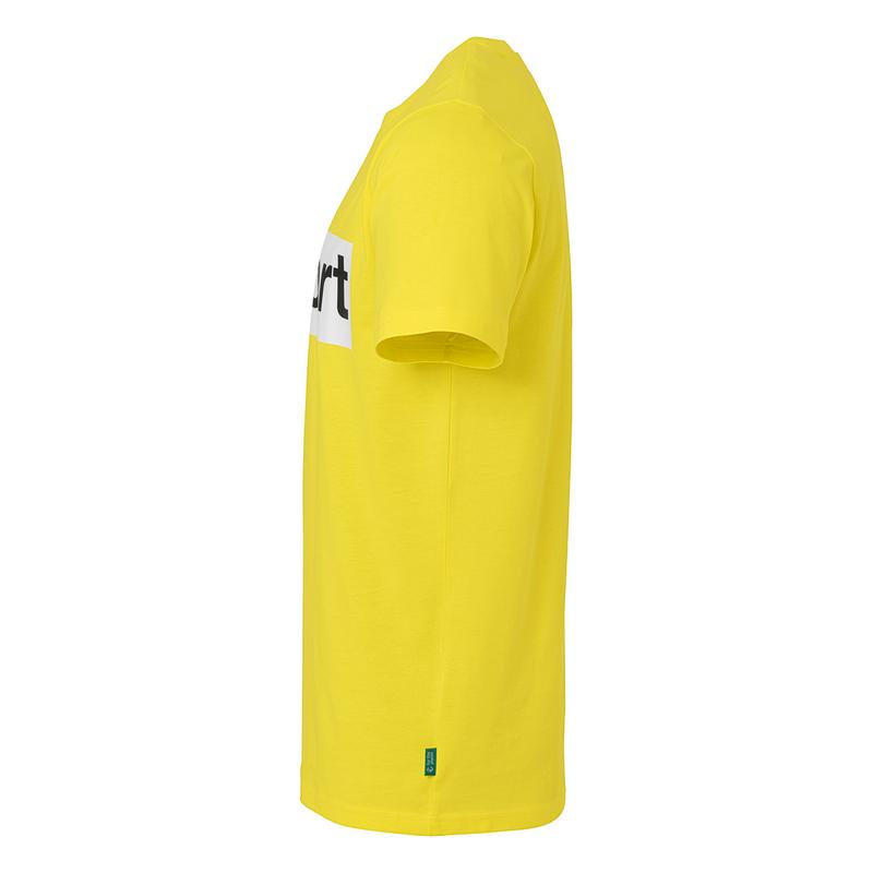 KOSZULKA ESSENTIAL PROMO UHLSPORT - jasny żółty