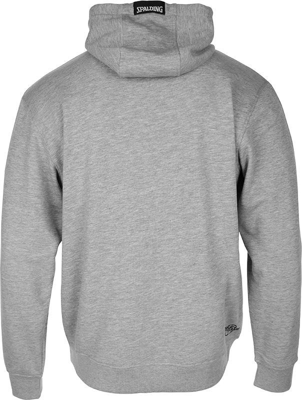 BLUZA Z KAPTUREM TEAM II SPALDING - szary (2)