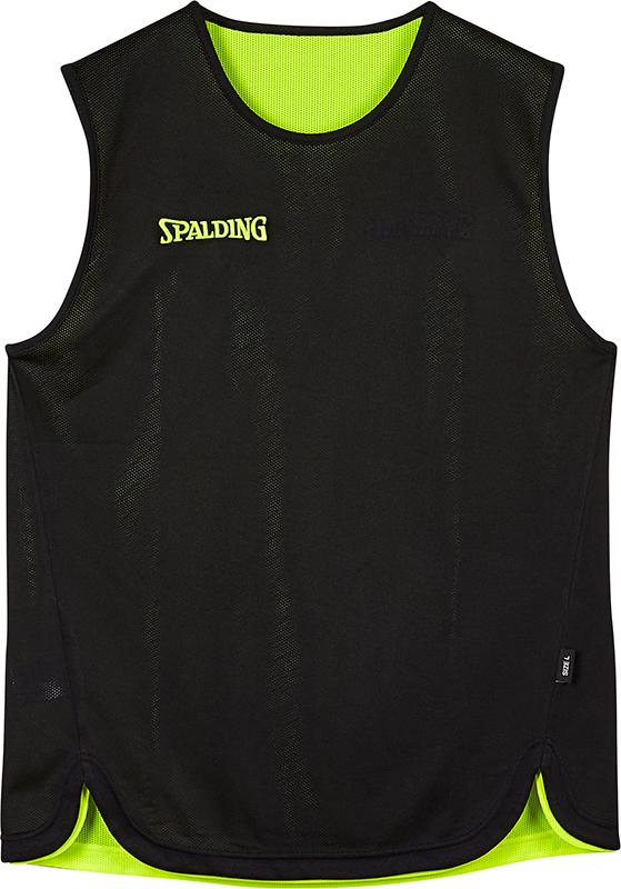 ZESTAW DWUSTRONNY DLA DZIECI SPALDING - czarny/neonowy zielony (1)