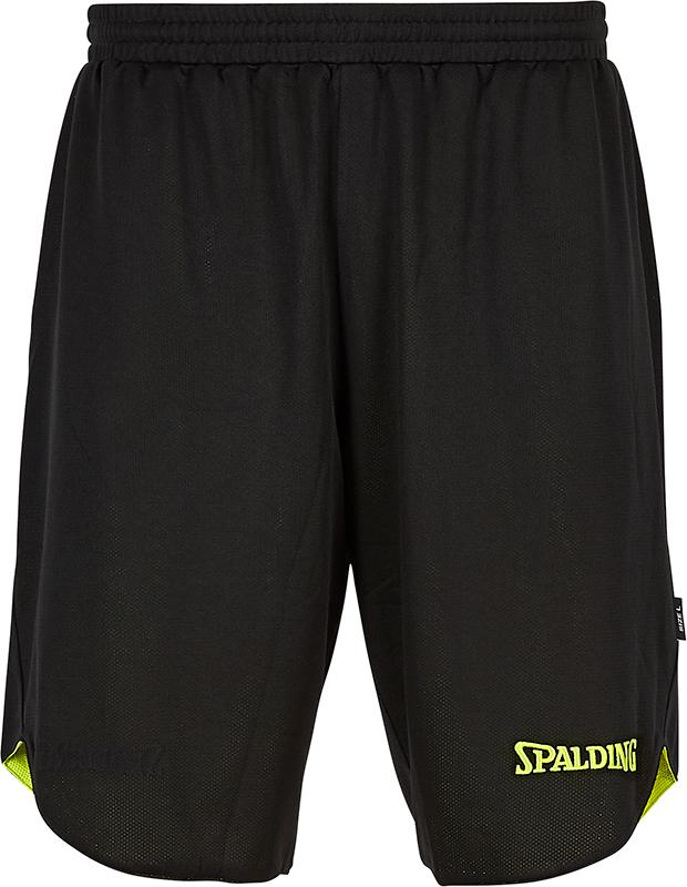 ZESTAW DWUSTRONNY DLA DZIECI SPALDING - czarny/neonowy zielony (2)