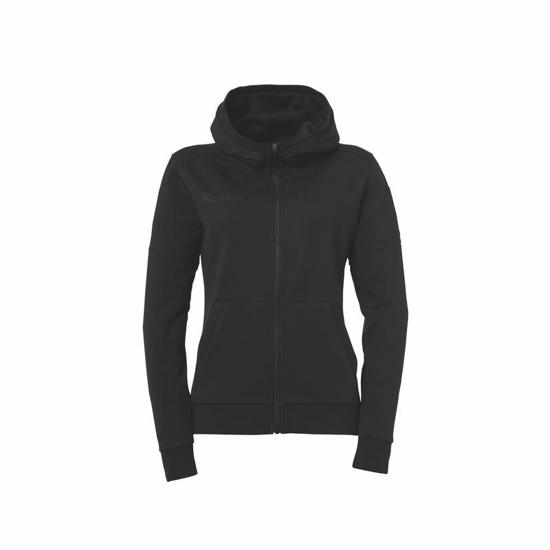 BLUZA Z KAPTUREM STATUS WOMEN KEMPA - czarny (1)