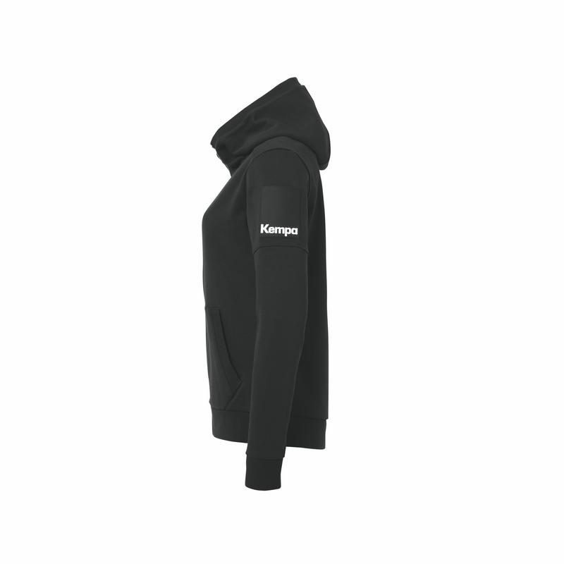 BLUZA Z KAPTUREM STATUS WOMEN KEMPA - czarny (3)
