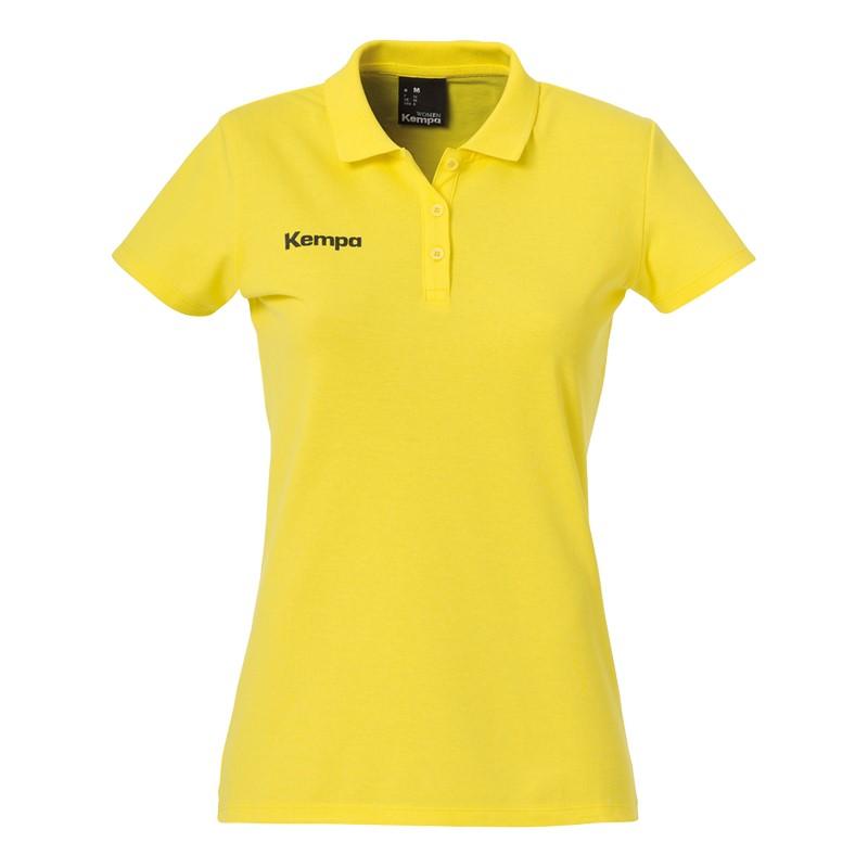 KOSZULKA POLO WOMEN KEMPA - jasny żółty (1)