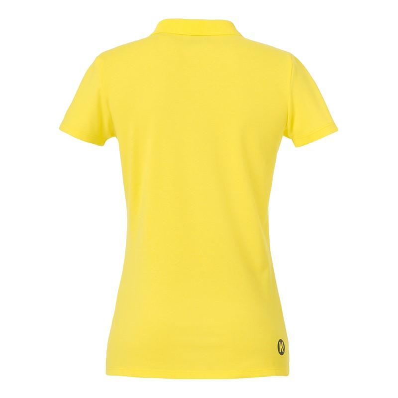 KOSZULKA POLO WOMEN KEMPA - jasny żółty (2)