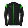 BLUZA ZAPINANA CLASSIC SQUAD 27 UHLSPORT  czarny/neonowy zielony