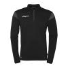 BLUZA ZAPINANA POD SZYJĄ SQUAD 27 UHLSPORT  czarny/antracytowy