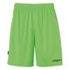 SPODENKI MECZOWE CENTER BASIC FTP UHLSPORT  neonowy zielony 