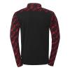 BLUZA ZAPINANA POLY PROGRESSIVE 28 UHLSPORT - czarny/czerwony