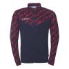 BLUZA ZAPINANA POLY PROGRESSIVE 28 UHLSPORT  granatowy/czerwony