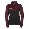 BLUZA ZAPINANA POLY PROGRESSIVE 28 WOMEN UHLSPORT  czarny/czerwony