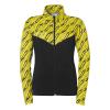 BLUZA ZAPINANA POLY PROGRESSIVE 28 WOMEN UHLSPORT  czarny/jasny żółty