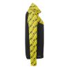 BLUZA ZAPINANA POLY PROGRESSIVE 28 WOMEN UHLSPORT - czarny/jasny żółty