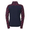 BLUZA ZAPINANA POLY PROGRESSIVE 28 WOMEN UHLSPORT - granatowy/czerwony