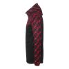 BLUZA ZAPINANA Z KAPTUREM PROGRESSIVE 28 UHLSPORT - czarny/czerwony