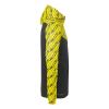 BLUZA ZAPINANA Z KAPTUREM PROGRESSIVE 28 UHLSPORT - czarny/jasny żółty