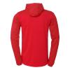 BLUZA ZAPINANA Z KAPTUREM PROGRESSIVE 28 UHLSPORT - czerwony