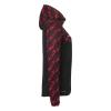 BLUZA ZAPINANA Z KAPTUREM PROGRESSIVE 28 WOMEN UHLSPORT - czarny/czerwony