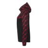 BLUZA ZAPINANA Z KAPTUREM PROGRESSIVE 28 WOMEN UHLSPORT - czarny/czerwony